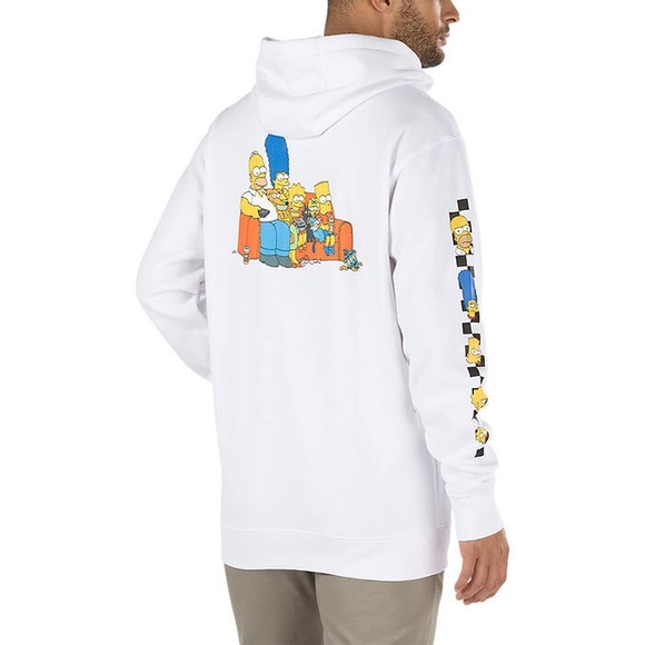 Vans Other - NEW! Vans Off the Wall The Simpsons Hoodie Sweatshirt
White Matt Groening Medium